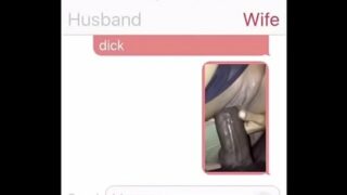 Slut wife texts