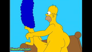 Homer e marge fazendo amor