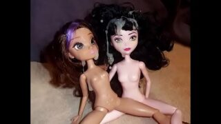 Human black barbie doll