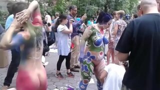 Body paint sex