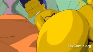 Marge simpson lesbian kiss
