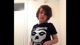 Punk girl webcam