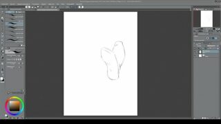 Speed drawing anime