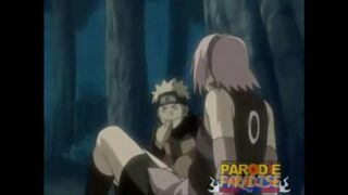 Naruto e Sakura kurama