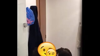 In the bathroom